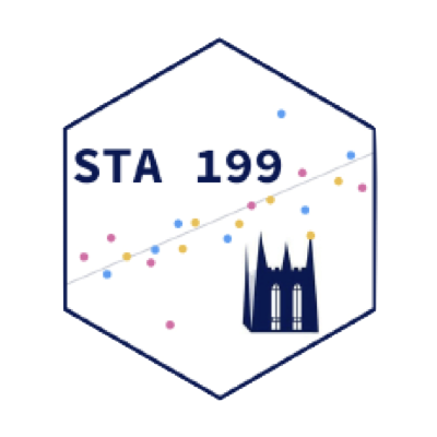 Hex logo for STA 199